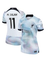 Nike White M.Salah - 11 Liverpool Away Stadium Football Shirt 2022-23 Womens - Image 1 of 3