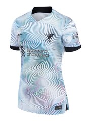 Nike White M.Salah - 11 Liverpool Away Stadium Football Shirt 2022-23 Womens - Image 2 of 3