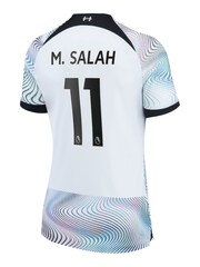 Nike White M.Salah - 11 Liverpool Away Stadium Football Shirt 2022-23 Womens - Image 3 of 3