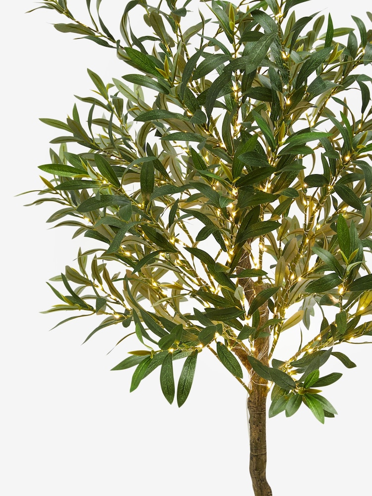 Green Artificial Light Up Olive Tree - Image 4 of 4