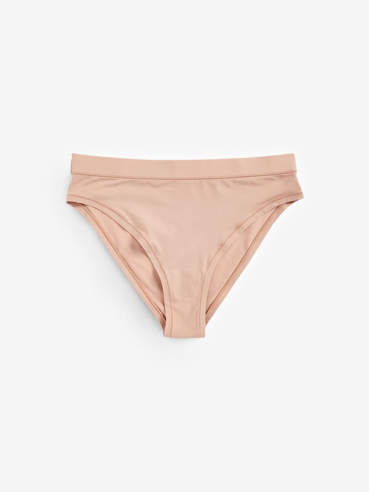 self. Praline Nude Smoothing Comfort High Waist High Leg Briefs - Image 5 of 5