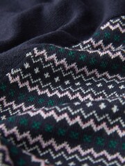 Navy Blue Christmas Tree Womens Christmas Jumper - Image 6 of 7