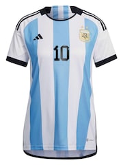 adidas White Argentina Womens Home Football Shirt Womens - Image 2 of 3
