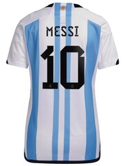 adidas White Argentina Womens Home Football Shirt Womens - Image 3 of 3