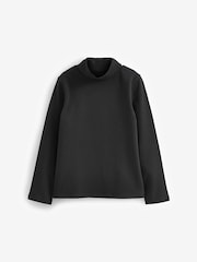 Black High Neck Top (3-16yrs) - Image 4 of 5