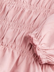 Pink Shirred Long Sleeve Top (3-16yrs) - Image 7 of 7