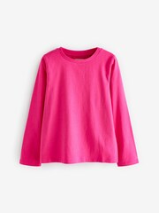 Roza/mornarsko modra - Rainbow Sequin 4 Pack Long Sleeve T-Shirts (3-16yrs) - Slika 6 iz 6