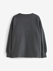 Charcoal Grey Rolling Stones Long Sleeve T-Shirt (3-16yrs) - Image 6 of 7