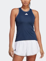 adidas Navy Club Tank Top - Image 4 of 7