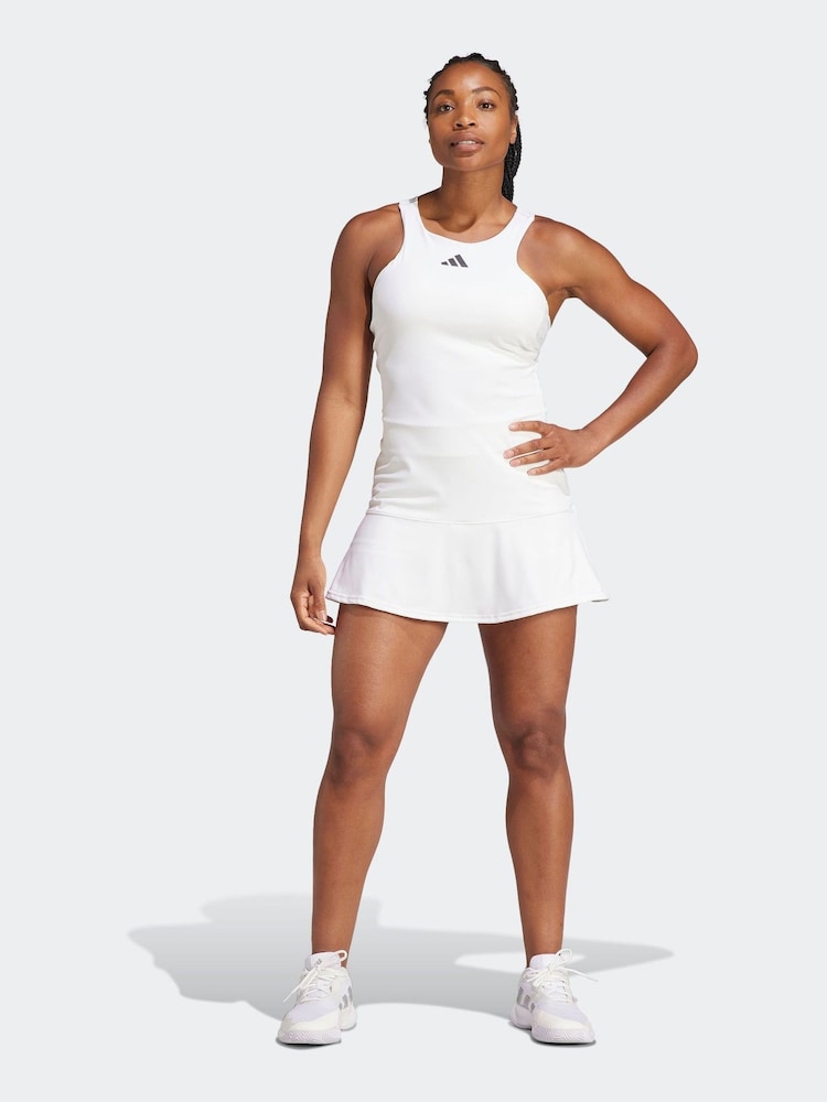 adidas White Gameset Y-Strap Dress - Image 1 of 8