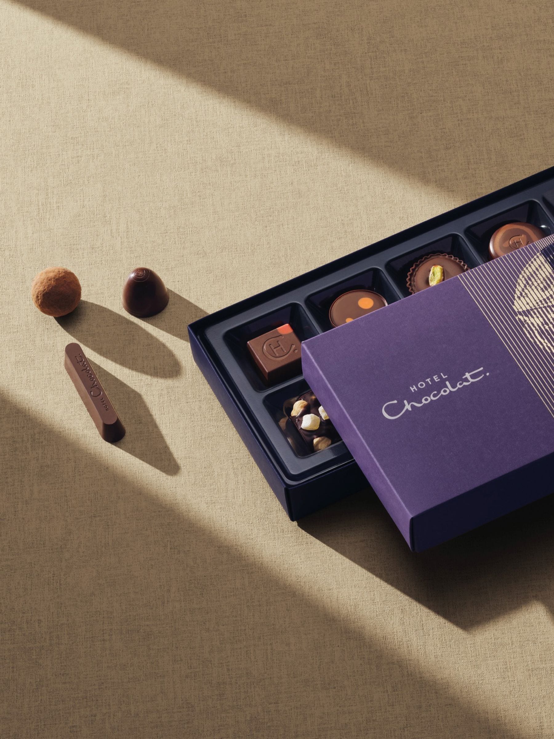 Hotel Chocolat Serious Dark Chocolate Gift Box Selection 9 Piece 97g | The Perfect Taster Collection Of Our Bestselling Rich And Intense Dark Chocolates, Ideal For After-Dinner Indulgence - Image 3