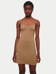 Jigsaw Brown Modal Slip Dress - Image 1 of 4