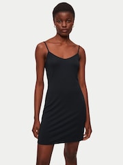 Jigsaw Black Modal Slip Dress - Image 1 of 4