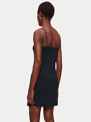 Jigsaw Black Modal Slip Dress - Image 2 of 4