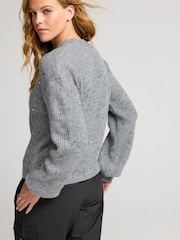 Grey Tassel Christmas Tree Christmas Jumper - Image 3 of 4