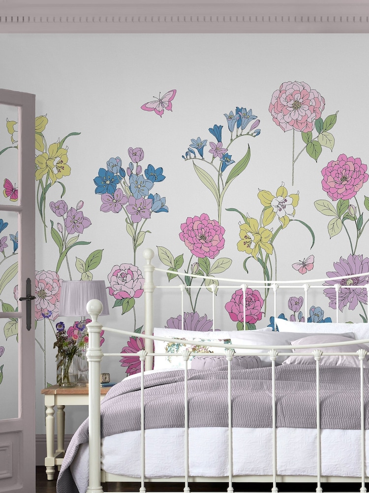 Laura Ashley Multi Gilly 3M Mural - Image 1 of 4