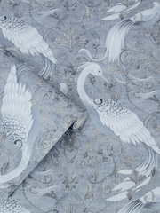 Laura Ashley Midnight Blue Tregaron 10M Wallpaper - Image 3 of 4