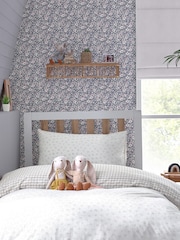 Laura Ashley Purple Libby 10M Wallpaper - Image 1 of 4