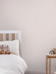 Laura Ashley Lavender Purple Daisy 10M Wallpaper - Image 1 of 4