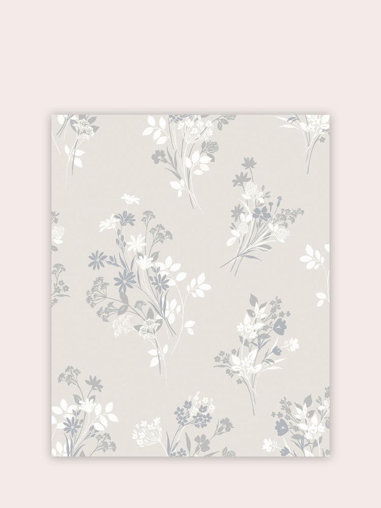 Laura Ashley Natural Igerna 10M Wallpaper - Image 2 of 4
