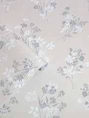 Laura Ashley Natural Igerna 10M Wallpaper - Image 3 of 4