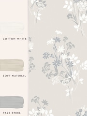 Laura Ashley Natural Igerna 10M Wallpaper - Image 4 of 4