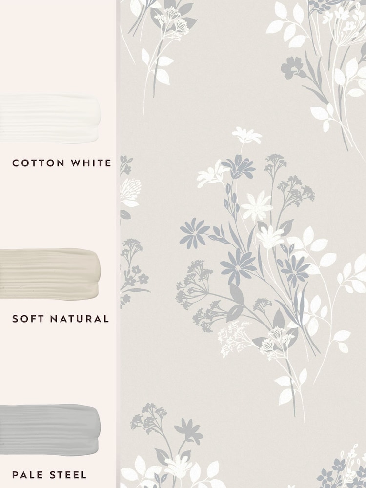 Laura Ashley Natural Igerna 10M Wallpaper - Image 4 of 4