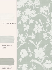 Laura Ashley Sage Green Rye 10M Wallpaper - Image 4 of 4