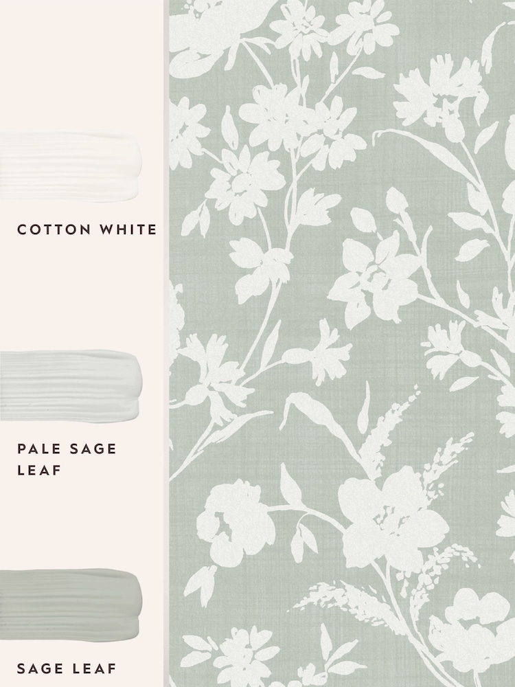 Laura Ashley Sage Green Rye 10M Wallpaper - Image 4 of 4 Laura Ashley Sage Green Rye 10M Wallpaper - Image 4 of 4