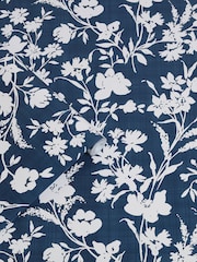 Laura Ashley Midnight Seaspray Blue Rye 10M Wallpaper - Image 3 of 4
