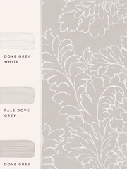 Laura Ashley Dove Grey Silchester 10M Wallpaper - Image 4 of 4