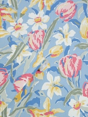 Laura Ashley China Blue Tulips 10M Wallpaper - Image 3 of 4
