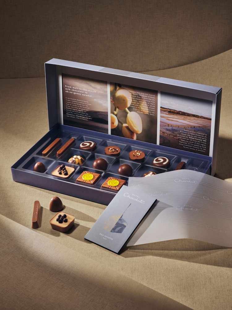 Hotel Chocolat Milk Devotee 18-Piece Chocolate Gift Box - Image 1 of 3