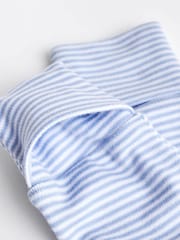 Weiß - Baby-Schlafanzüge aus 100 % im 3er-Pack (0 M.–2 J.) - Bild 12 von 15