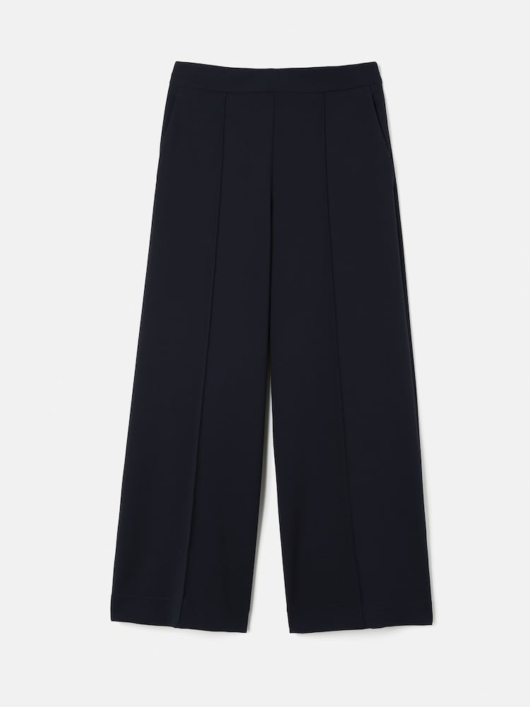 Jigsaw Blue Modern Crepe Sailor Trousers - Image 7 of 7