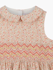 Trotters London Tangerine Esme Floral Smocked Dress - Image 4 of 4