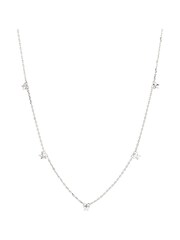 Oliver Bonas Silver Plated Zeke Star Detail Chain Necklace - Image 4 of 6