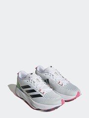 adidas White/Black Performance Running Adizero Sl Trainers - Image 3 of 9