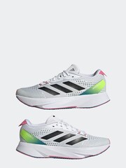 adidas White/Black Performance Running Adizero Sl Trainers - Image 5 of 9