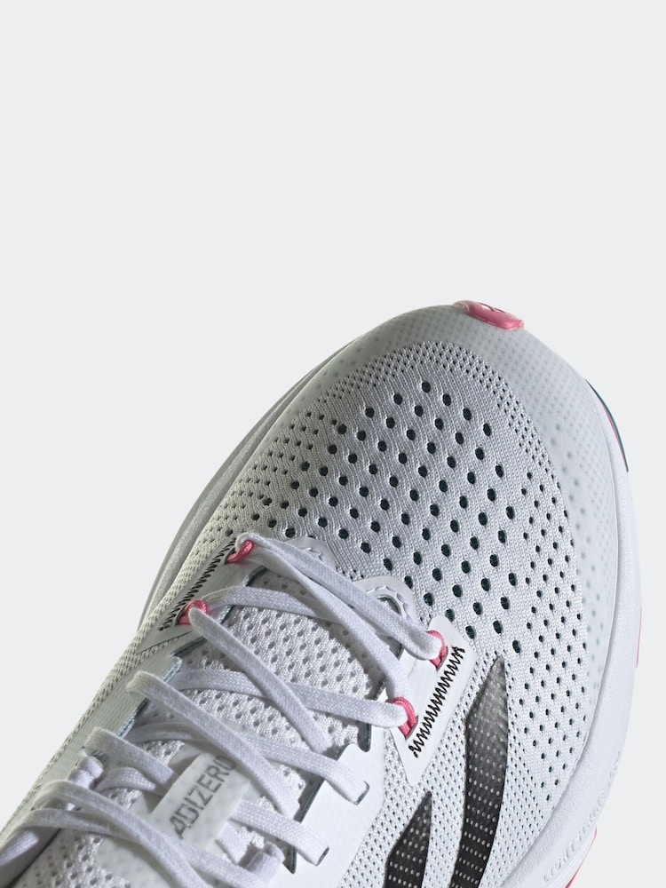 adidas White/Black Performance Running Adizero Sl Trainers - Image 9 of 9