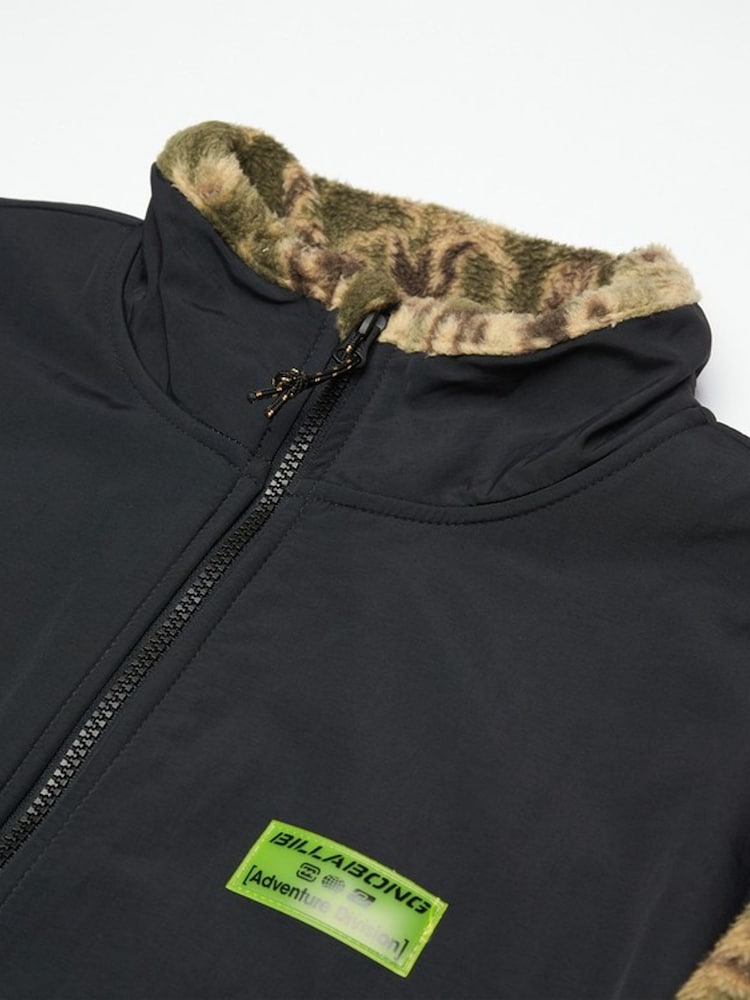Billabong Black Boundary Reissue Half Zip Fleece - Image 5 of 5