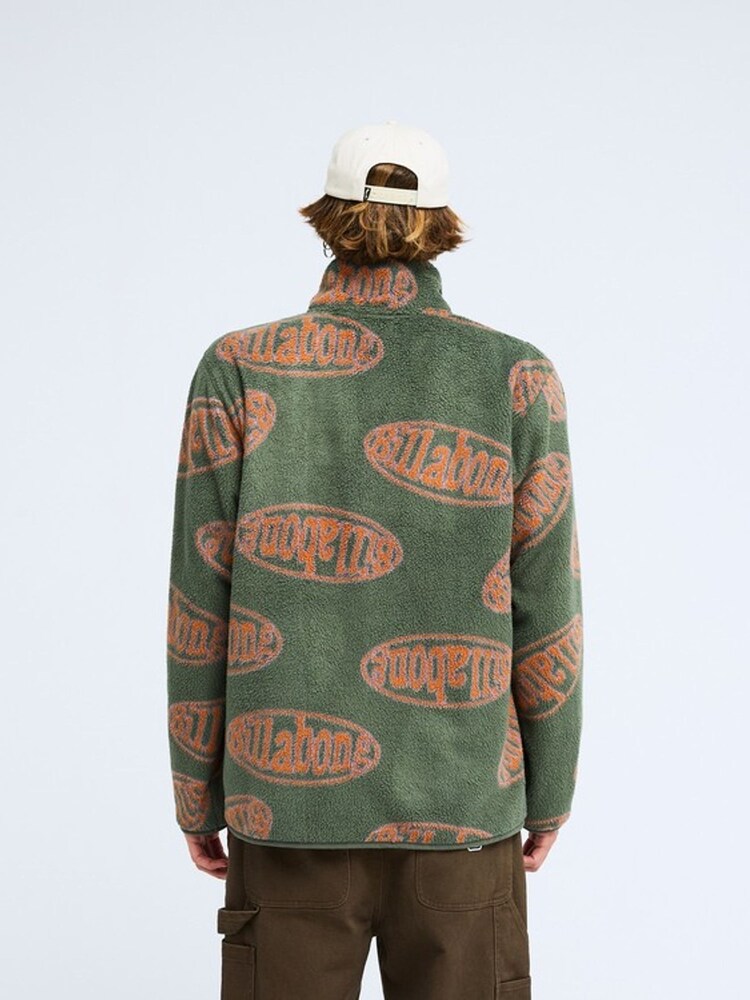 Billabong Green Cove Zip-Up Fleece - Image 2 of 10