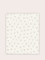 Laura Ashley Dove Grey Alphabet A4 Wallpaper Sample Wallpaper Sample - Image 2 of 2