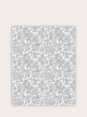 Laura Ashley Slate Grey Louise A4 Wallpaper Sample - Image 2 of 2