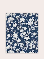 Laura Ashley Midnight Seaspray Blue Rye A4 Wallpaper Sample - Image 2 of 2