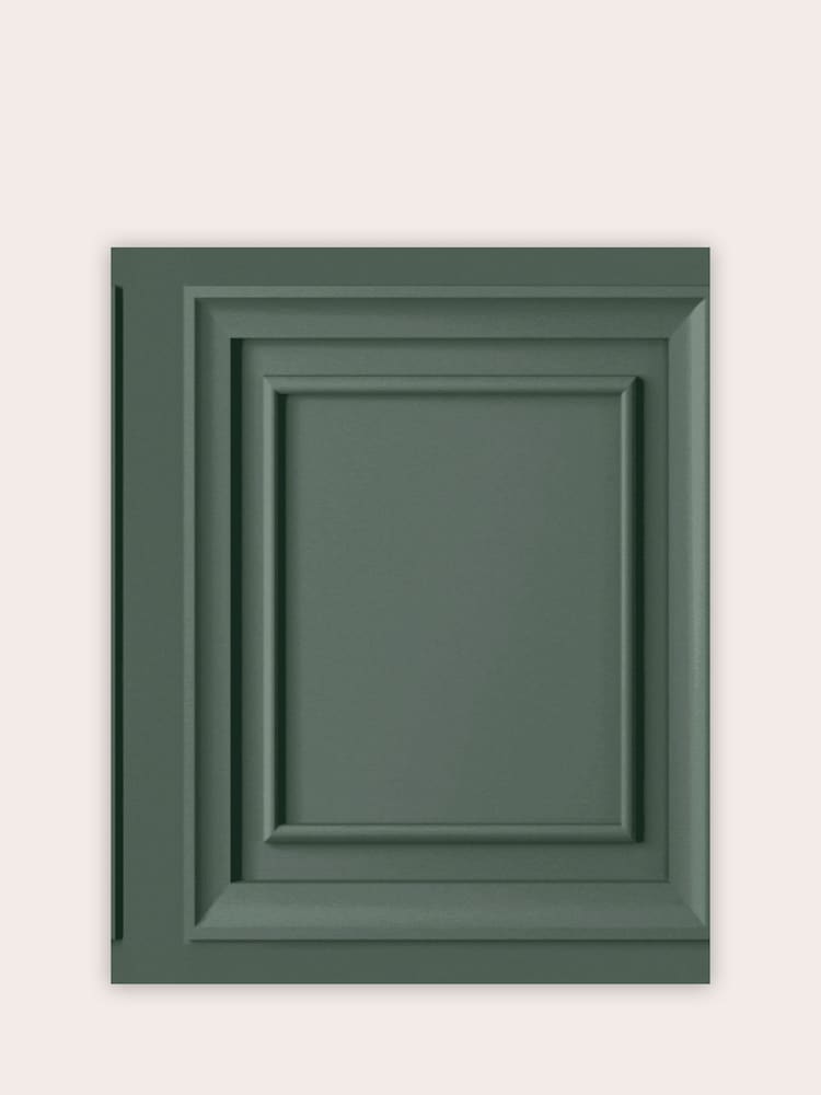 Laura Ashley Fern Green Redbrook Wood Panel A4 Wallpaper Sample - Image 2 of 2