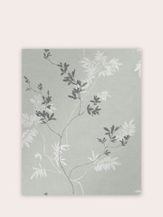 Laura Ashley Mineral Green Mari A4 Wallpaper Sample - Image 2 of 2
