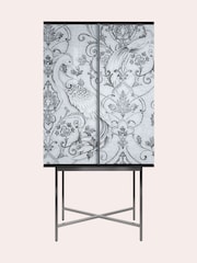 Laura Ashley Black Tregaron 2 Door Cocktail Cabinet - Image 3 of 6