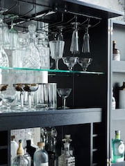 Laura Ashley Black Tregaron 2 Door Cocktail Cabinet - Image 5 of 6