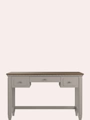 Laura Ashley Grey Hanover 3 Drawer Desk - Image 2 of 4